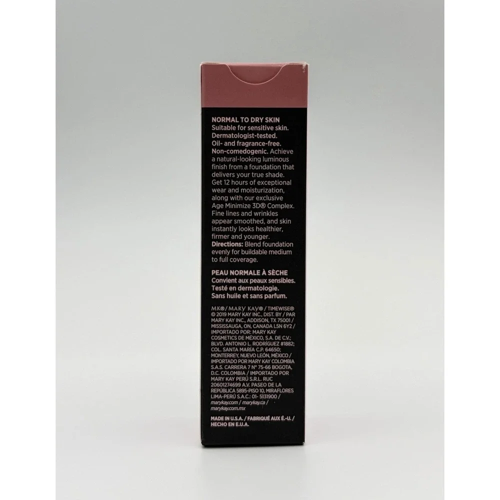 Mary Kay TimeWise Luminous 3D Foundation Ivory N 160 NIB 1oz/30ml